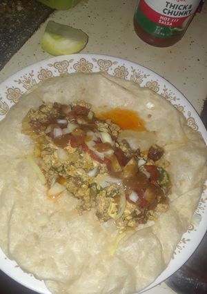 A picture of Mi Gringo Breakfast Burrito.