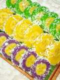 Membuat Kue Mata Roda Singkong Atau Kue Putri No'ong