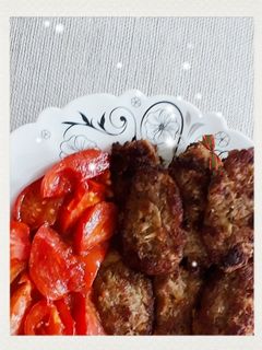عکسی از دستور شامی کباب