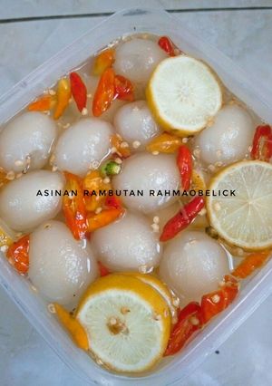 Foto resep Asinan rambutan