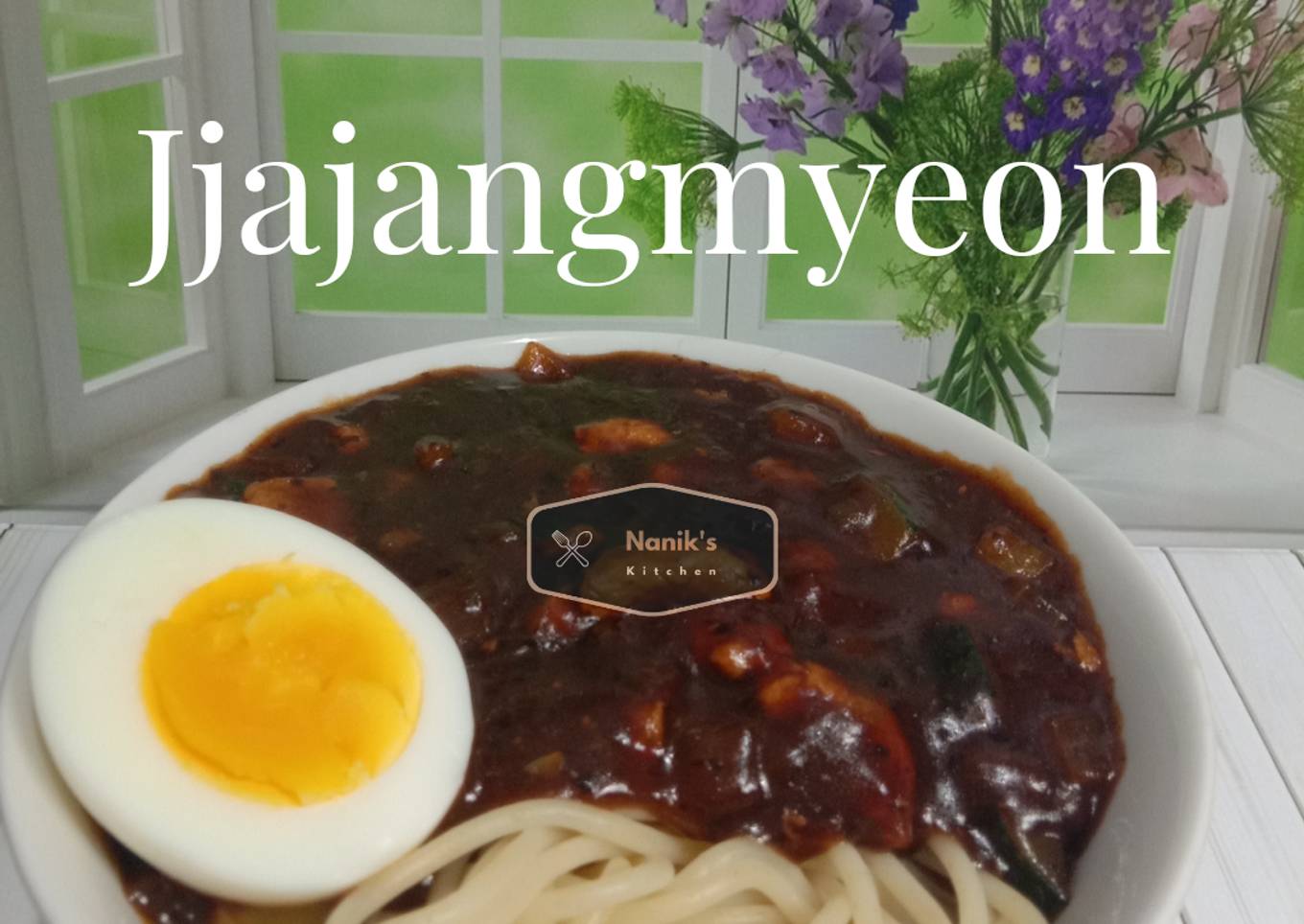 Jjajangmyeon with homemade chunjang jjajang