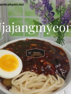 Foto resep Jjajangmyeon with homemade chunjang jjajang