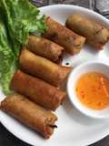 Fried Glass Noodle Spring Rolls