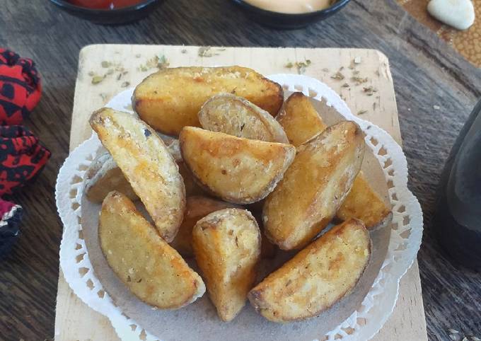 Bagaimana Membuat Fermented Potato Wedges, Lezat Sekali