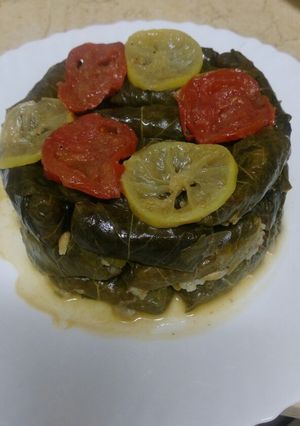صورة لوصفة محشي ورق العنب