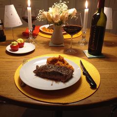 A picture of Simple but great Steak marinade.