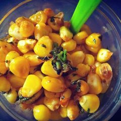 A picture of Masala corn.