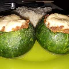 Una foto de Zapallitos rellenos