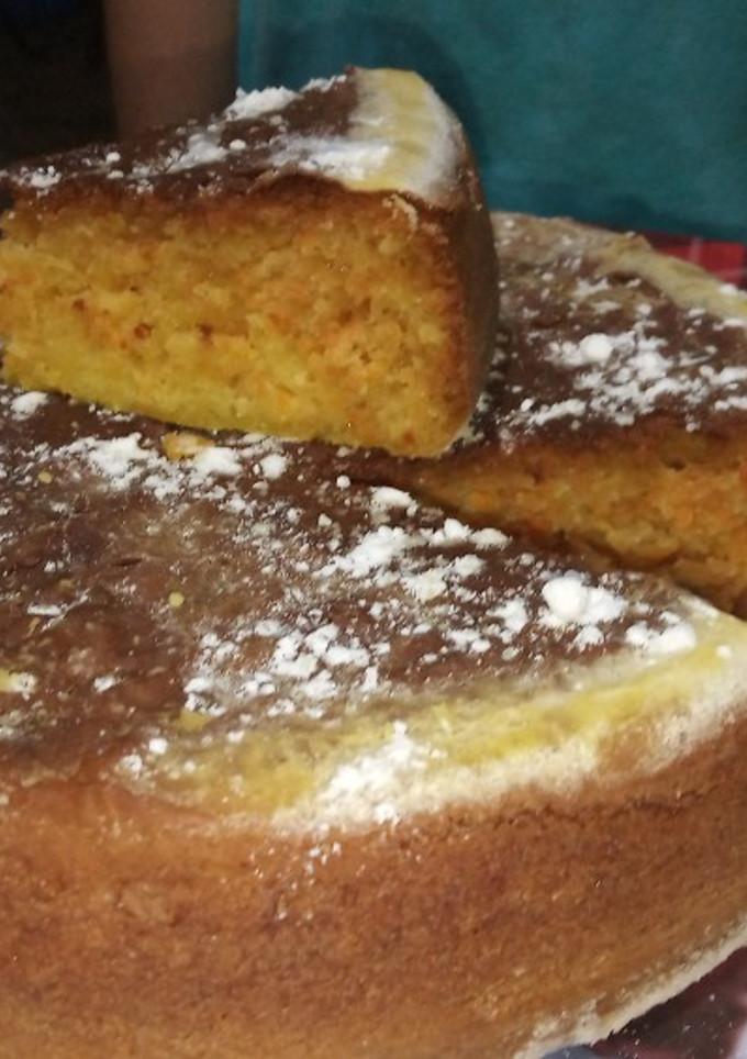 Una foto de Torta de zanahoria en Olla Arrocera