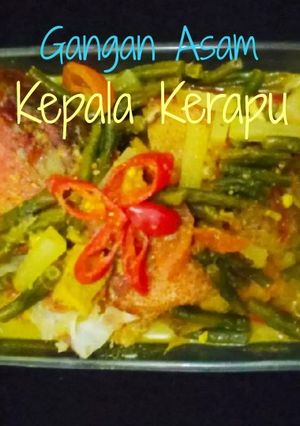 Foto resep Gangan Asam Kepala Kerapu