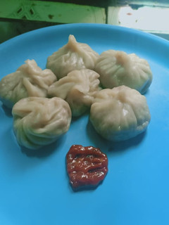A picture of Veg momos.