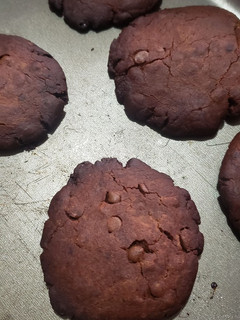 Una foto de Galletas de chocolate y sal del himalaya