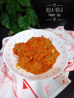 Foto resep Balado Bola-Bola Daging Sapi Isi Telur Puyuh