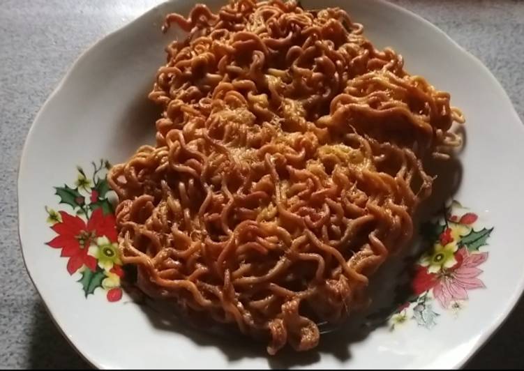 Martabak mie sederhana