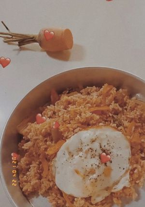 A picture of Kimchi Fried Rice.