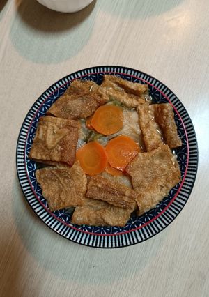 高麗菜燉煮豆皮 的食譜成品照片