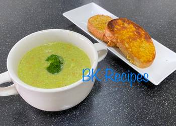 Unique Cuisine Creamy Broccoli Soup Practical Delicious