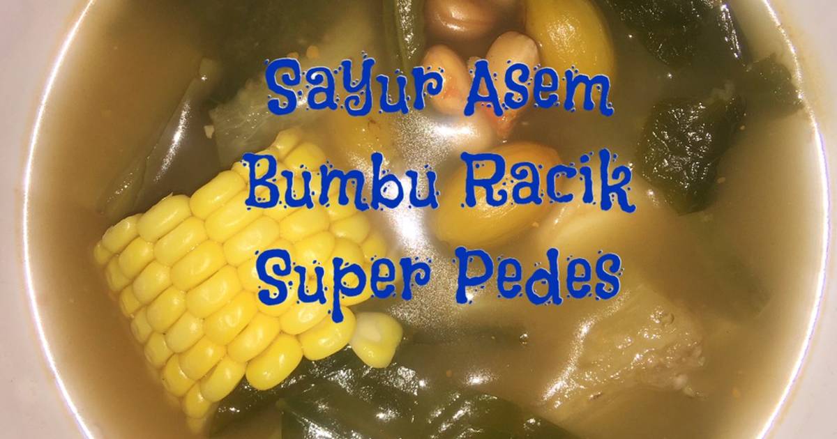 Resep Sayur Asem Bumbu Racik Super Pedes Oleh Adhě Mărükăy Cookpad