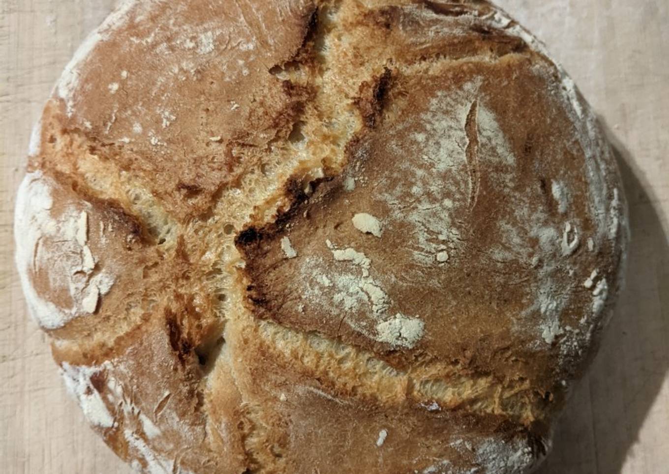 Pan en horno holandés