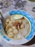 Nyonya mee sup sarawak..(by owner rainbow fellow food n bakery shop.....)