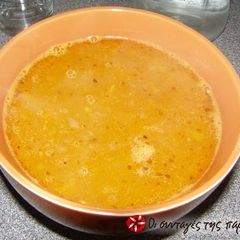 A picture of Lentils with rice.