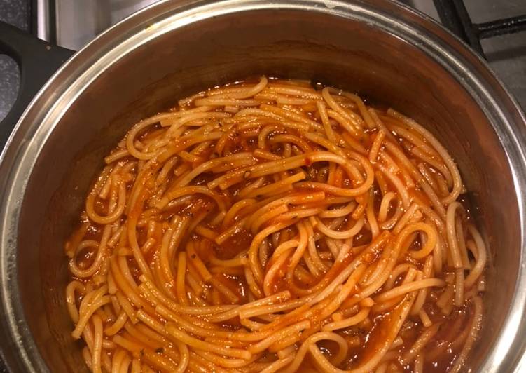 Easy Way to Cook Ultimate Spicy spaghetti