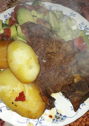 Una foto de Asado de tira