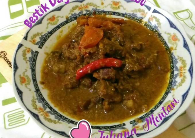 ❤ Bestik Daging Sapi Ala Ibu 💏 Masak Magic Com 💖💖