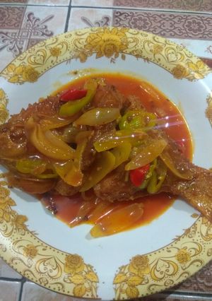 Foto resep Ikan nila asam manis