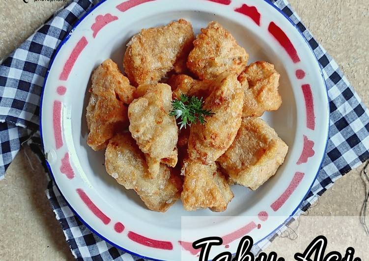 Olahan Tahu Aci (Jamur Tiram) | Cara Buat Tahu Aci (Jamur Tiram) Yang Enak Dan Mudah