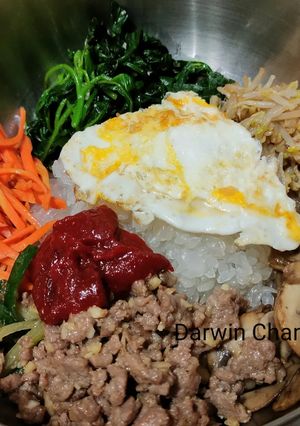Foto resep Bibimbab / Nasi Campur Korea