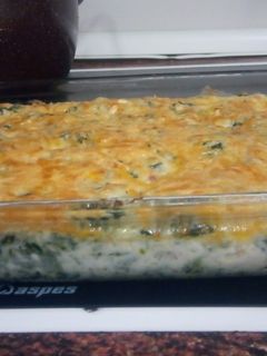 Una foto de Espinacas con bechamel