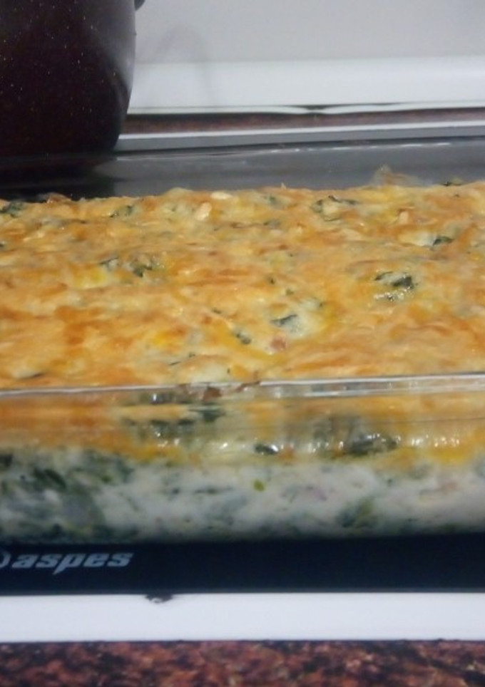 Una foto de Espinacas con bechamel