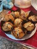 Muffins de vainilla y chocolate