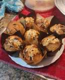 Muffins de vainilla y chocolate