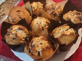 Muffins de vainilla y chocolate