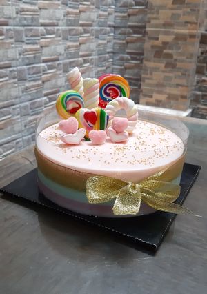 Foto resep Rainbow Lolipop Pudding