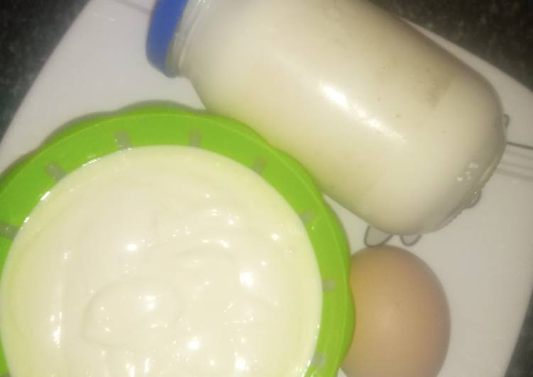 Simple Way to Prepare Homemade Homemade mayonnaise