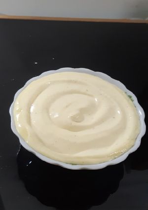 عکسی از دستور سس مایونز دست ساز😋