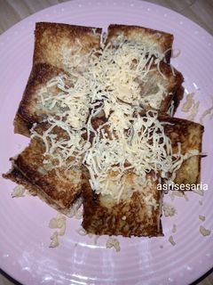 Foto resep Roti Bakar Selai Coklat Kacang Topping Keju