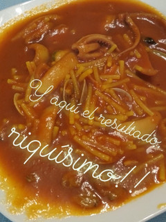 Una foto de Sopa de marisco