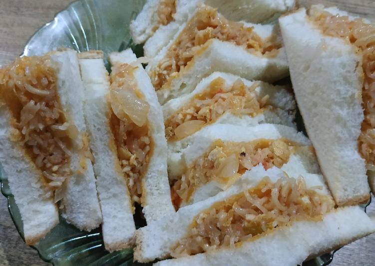 Resep Sandwich isi bilor (bihun telur), Bisa Manjain Lidah