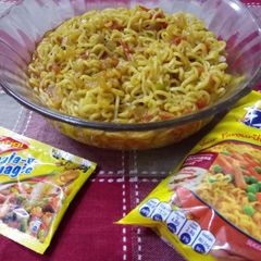 A picture of Indian Tadka maggi (Street style).