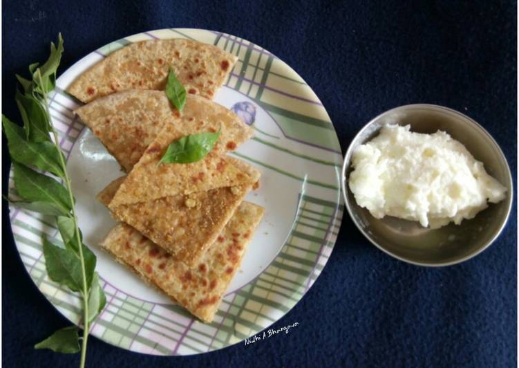 Peanut paratha