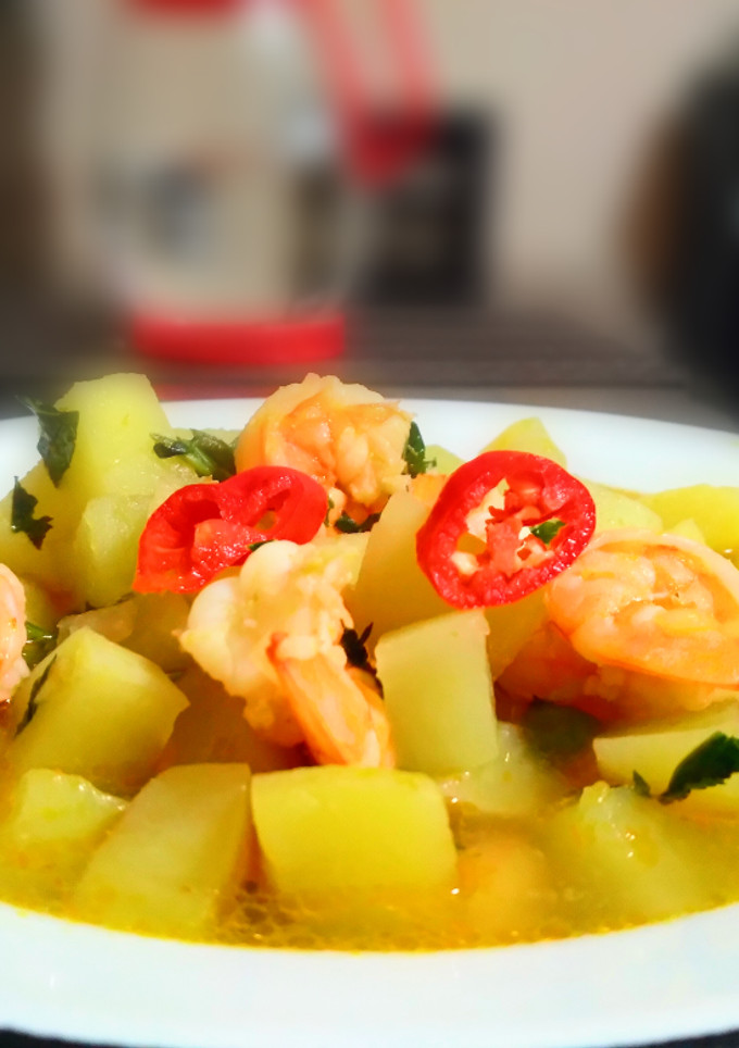 Una foto de Cau Cau de Langostinos 👍🇵🇪