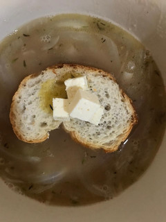 Una foto de Sopa de cebolla