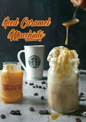Foto resep Iced Caramel Macchiato ala Starbucks