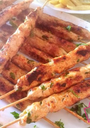 صورة لوصفة شيش كباب الدجاج لذيذ وطري 🍗🍢