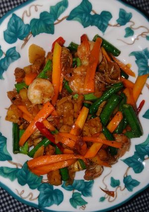 Foto resep Tumis udang kacang