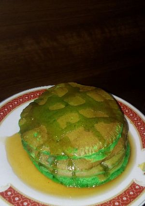 Foto resep Pancake pandan simple